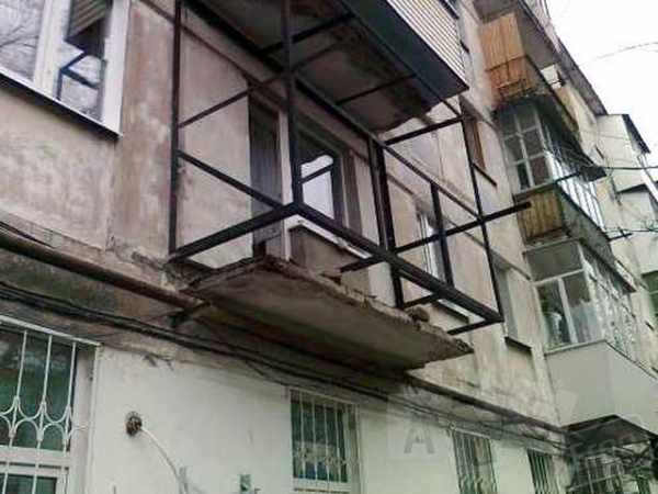 Реконструкция  балконов, лоджий в Киеве