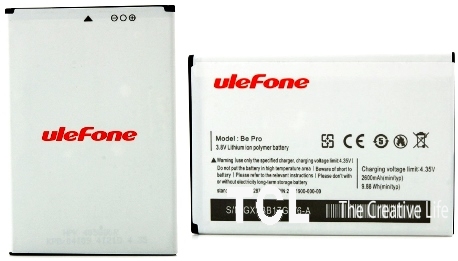Ulefone Be Pro 2600mAh Li-polymer