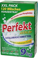 Бесфосфатный стиральный порошок PERFEKT universal 9kg Германия