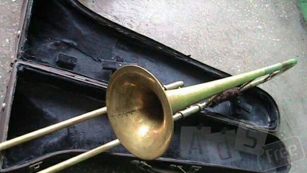 Тромбон MADE IN GDR Германия.Киев.