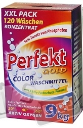 Бесфосфатный стиральный порошок PERFEKT universal 9kg Германия
